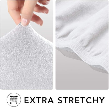 PureFit Super Stretch Chair Covers Fleece Couch Covers - Image 4