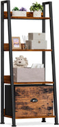 Furologee 4-Tier Ladder Shelf, Ladder Bookshelf by Furologee