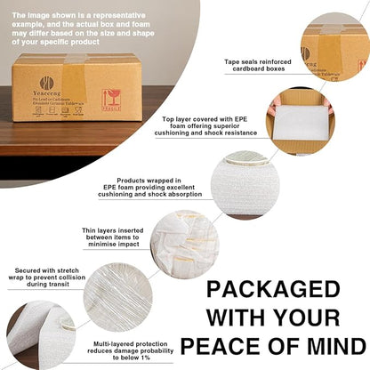 Yeacccng Pasta Bowls Set of 6, White Cereal Bowls Set of 6, 24oz Ceramic Salad Bowls, Lead-Free, 8 Inch White Serving Bowl for Pasta, Salad, Oatmeal, Fruit, Chicken, Dishwasher & Microwave Safe