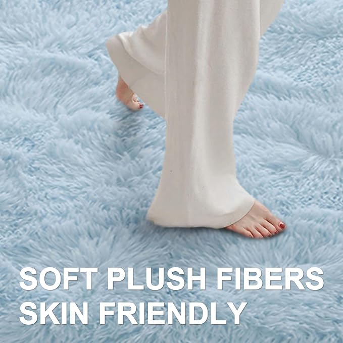 8x10 Ft Extra Large Shag Rugs for Living Room, Ultra Soft Fluffy Furry Area - Image 4