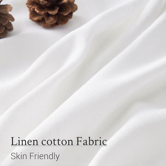Topfinel 108 Inches Long Pinch Pleated Semi Sheer Curtains - Image 2