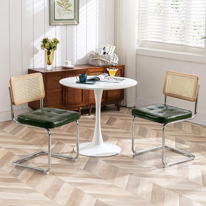 Zesthouse Natural Rattan Dining Chairs Set of 6, Modern Dining Room Chairs - Image 9