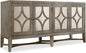 Hooker Furniture Melange 4-Door Diamante Console in Weathered Gray by HookerFurniture
