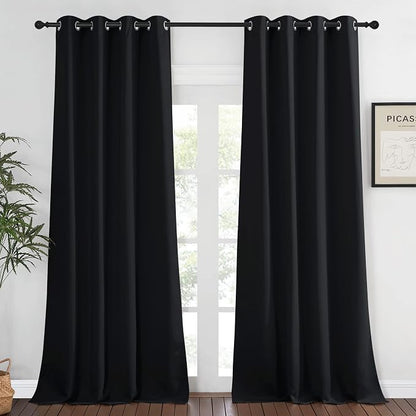 NICETOWN Black Out Room Darkening Curtain by NICETOWN