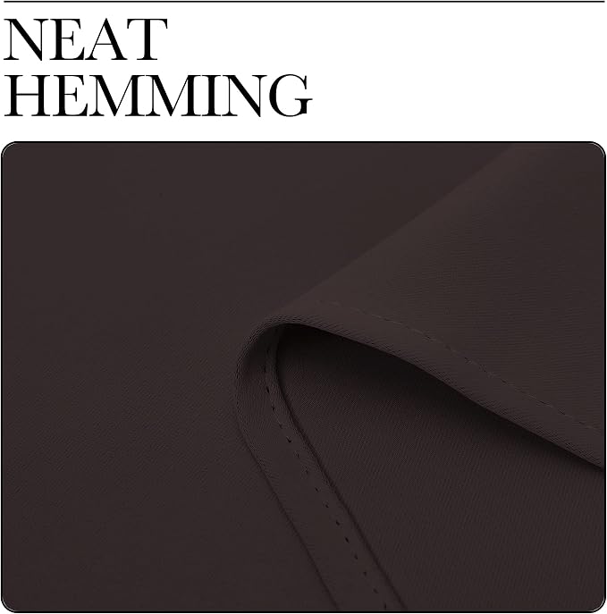NICETOWN RV Blackout Curtains for Camper Windows, Toffee Brown, Short Blackout - Image 6