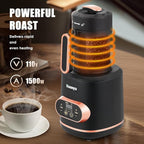 Huanyu Coffee Bean Roaster 100g with Timer Coffee Roasters for Home Use with Adjustable Heating and Cool Setting Electric Roaster 1500w 110v