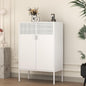 White Metal Storage Cabinet by LTLTSOBUMetalCabinet
