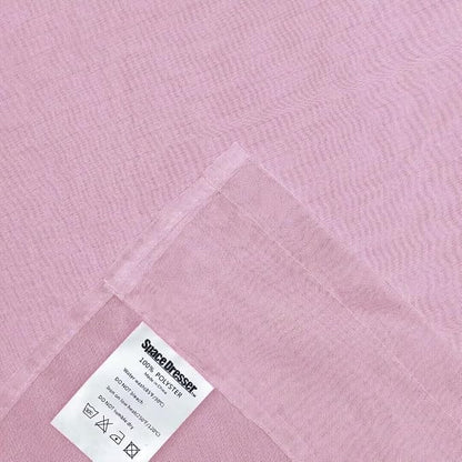 SpaceDresser Sheer Voile Window Treatment Rod Pocket Curtain Panels - Image 5