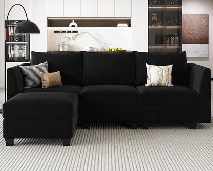Belffin Convertible Sectional Sofa - Image 4