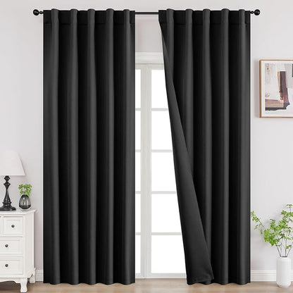 Joydeco 90 Inch Blackout Curtains by JOYDECO