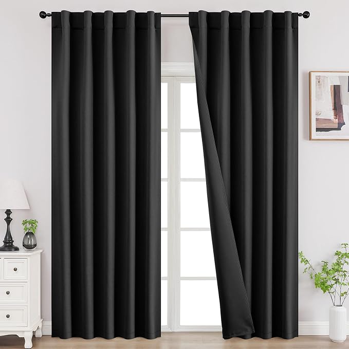 Joydeco 72 Inch Blackout Curtains by JOYDECO