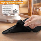 Espresso Tamping Mat, Coffee Tamper Mat, 10.4×5.6 In Silicone Coffee Matt for Counter, Espresso Machine Accessories, Waterproof and Heat Resistant Tamp Mats for Espresso Coffee Station(Black)