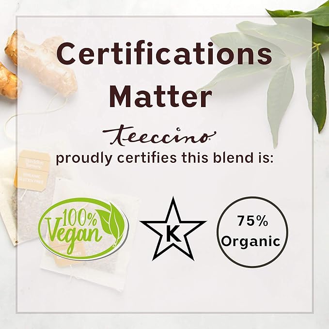 Teeccino Vanilla Nut Chicory Coffee Alternative - 11 Ounce - Ground Herbal Coffee That’s Prebiotic, Caffeine Free & Acid Free, Medium Roast