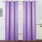 Blackout Curtains 42 x 84 inch/Lavender Curtains Set of 2 Panels/Thermal by Lemomo