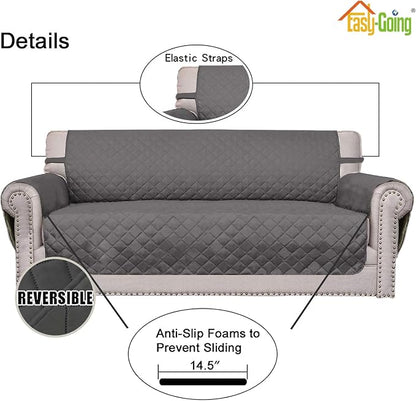 Easy-Going Reversible Loveseat Couch Cover - Image 3