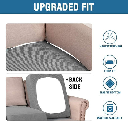 H.VERSAILTEX Super Stretch Individual Seat Cushion Covers - Image 6
