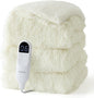 Bedsure Faux Fur Heated Blanket Twin Size, Fast Heating Fluffy Electric Blanket by Unknown