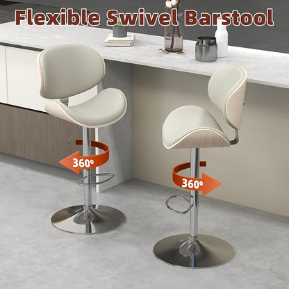 civama Bar Stools 1 PC for Kitchen Counter, Adjustable Bar Height Chairs - Image 9