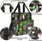 Green Start Your Day Coffee Coffee Maker Carrying Bag, Coffee Machine Travel Storage Bag Compatible with K-Mini or K-Mini Plus, Portable Single Serve Coffee Brewer Case with Pockets for K-Cup Pods
