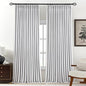 Pinch Pleated Linen White Blackout Curtains 108 Inches Long by AUSSPVOCT