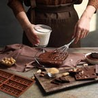 Chocolate Bar Mold,Dubai Chocolate Molds and Scraper for Stuffed Bar,Deep Large and Thick Chocolate Candy Bar Mold for Filling Knafeh Pistachio Kit