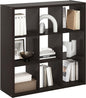 Furinno CUBICLE Book Shelf, 9-Cube Bookshelf, Extra Thick Frame Reversible by Furinno-FitsYourSpaceFitsYourBudget