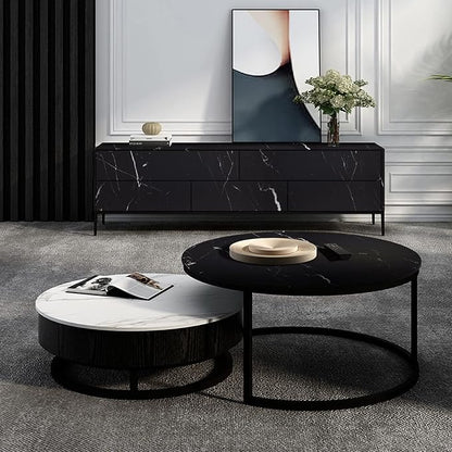practicalWs 23.6''×118'' Marble Contact Paper Black/White Peel and Stick - Image 9