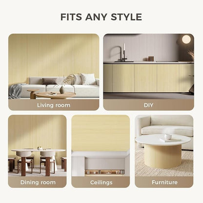 OUZUGIE 1 Pack 96x48 Inch Natural Bamboo Wall Panel – Raw Pole Wrap Paneling - Image 4