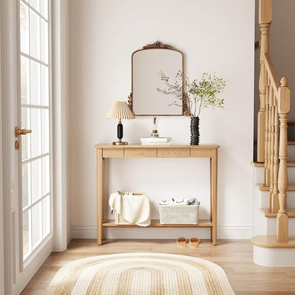 AQIMUELE Wood Console Table - Image 5