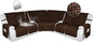 HDCAXKJ 100% Waterproof Reclining Sectional Couch Covers L Shape Recliner Sofa by HDCAXKJ