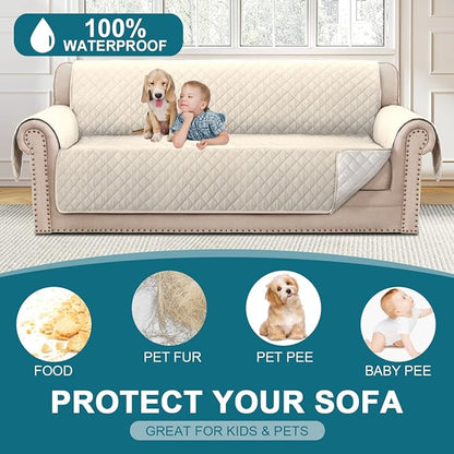 Turquoize 100% Waterproof Sofa Covers Couch Cover Sofa Cover - Image 2