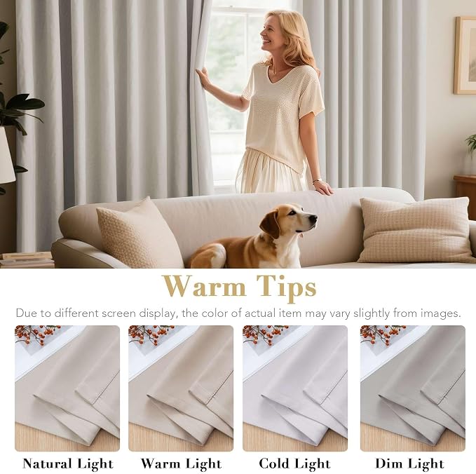 H.VERSAILTEX Premium Blackout Thermal Insulated Room Darkening Curtains - Image 5
