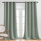 NICETOWN Room Darkening Sage Green Curtains 108 inch Length by NICETOWN