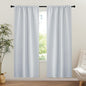 NICETOWN 1 Panel Room Darkening French Door Curtain, Thermal Insulated Front by NICETOWN