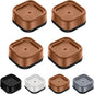 shouwuhho 4 Pack Furniture Risers Adjustable Bed Risers Heavy Duty Lifts Height by EnjoyLifeEnjoyHappiness