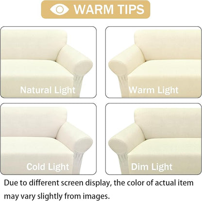 Loveseat Slipcover with 2 Pillow Cover - Image 6