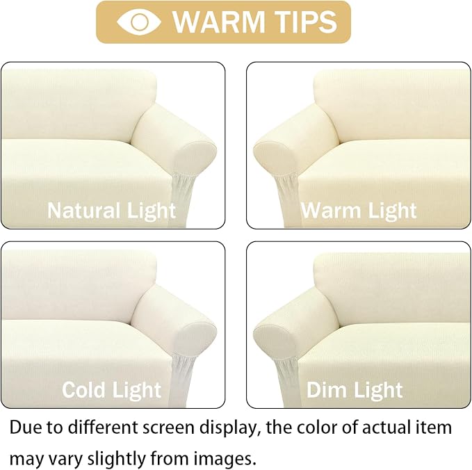 Sofa Slipcover with 2 Pillow Cover - Image 6