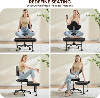 Pinmoco Cross Legged Office Chair - Image 6