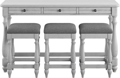 Wallace & Bay Mariano Oyster Shell 64" Wide Sofa Table - Image 4