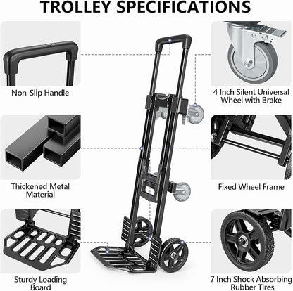 KEDSUM 3-in-1 Convertible Dolly Cart - Image 7