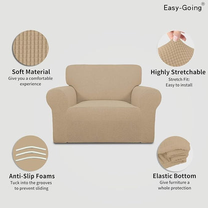 Easy-Going Stretch Oversized Chair Slipcover - Image 3
