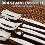 JACYAO'S Bread Lame, Sourdough Scoring Tool Made From 304 Stainless Steel, Professional Bread Scoring Tool with 10 Razor Blades and Metal Storage Box