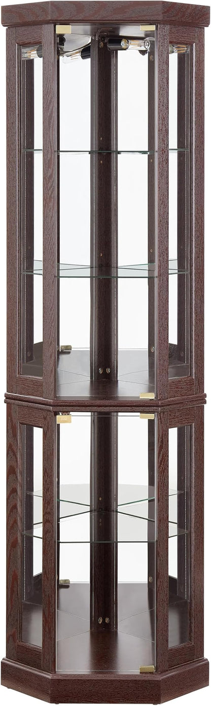 Glass Corner Display Cabinet - Image 9