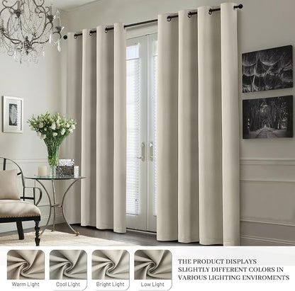 Yakamok Stone Blackout Curtains 84 Inches Long - Image 7