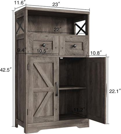 Befrases Farmhouse Storage Cabinet - Image 2