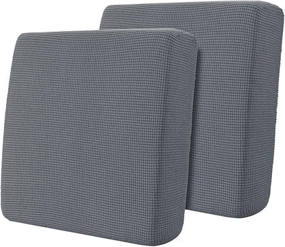 Hokway Stretch Individual Couch Cushion Slipcovers Reversible Cushion Protector by Hokway
