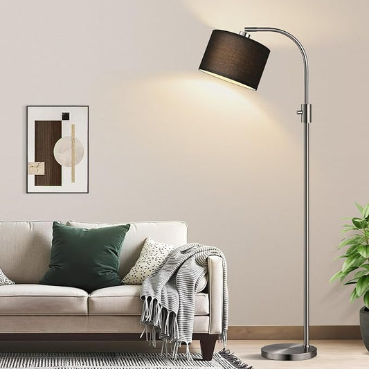 Nintiue Upgraded Modern Arc Dimmable Tall Standing Floor Lamp by Nintiue