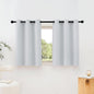 NICETOWN Greyish White Room Darkening Curtains Blackout 40 inch Curtains by NICETOWN