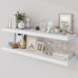 Acovy 40 Inch Floating Shelves, 9.3" Deep Floating Shelf Wall Mounted, Rustic by Acovy