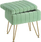 Greenstell Vanity Stool Chair Faux Fur by Greenstell